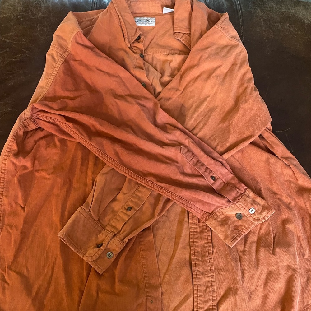 Orange Button Down - image 2